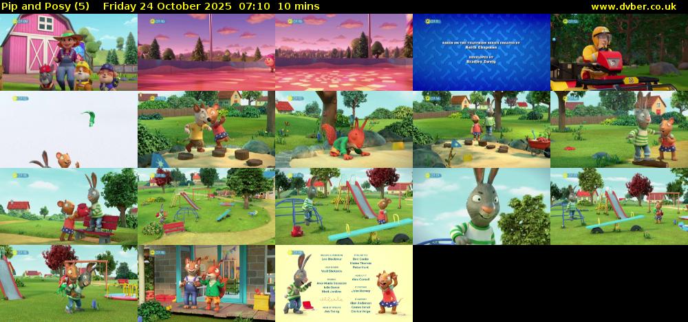 Pip and Posy (5) Friday 24 October 2025 07:10 - 07:20