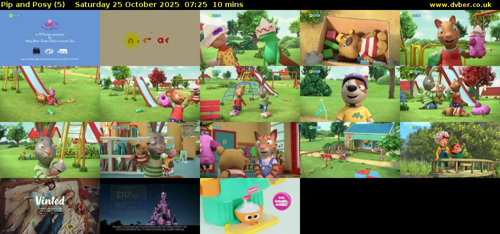 Pip and Posy (5) Saturday 25 October 2025 07:25 - 07:35