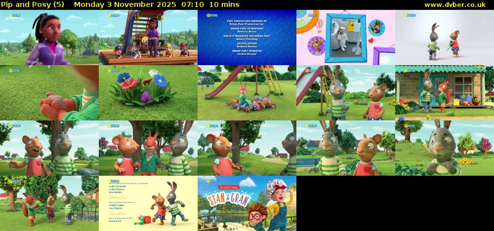 Pip and Posy (5) Monday 3 November 2025 07:10 - 07:20