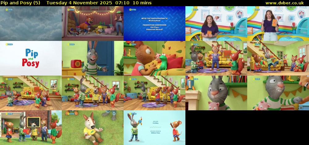 Pip and Posy (5) Tuesday 4 November 2025 07:10 - 07:20