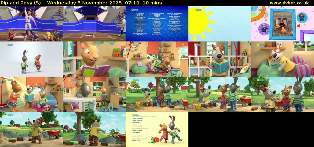 Pip and Posy (5) Wednesday 5 November 2025 07:10 - 07:20