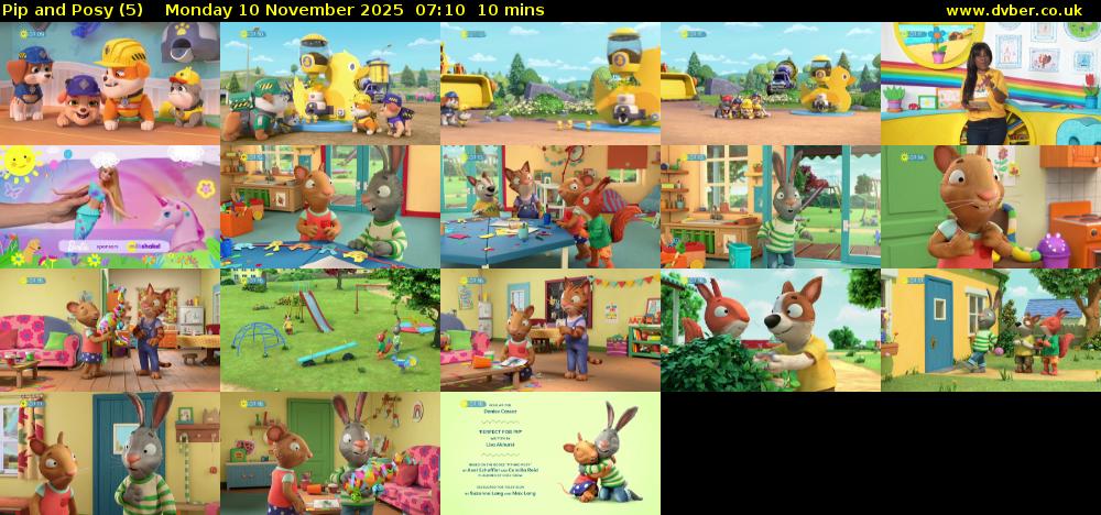 Pip and Posy (5) Monday 10 November 2025 07:10 - 07:20