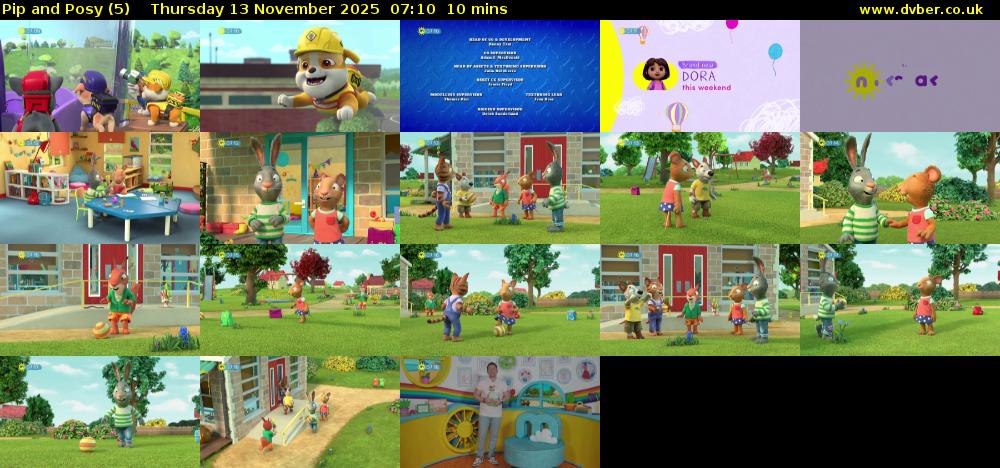 Pip and Posy (5) Thursday 13 November 2025 07:10 - 07:20