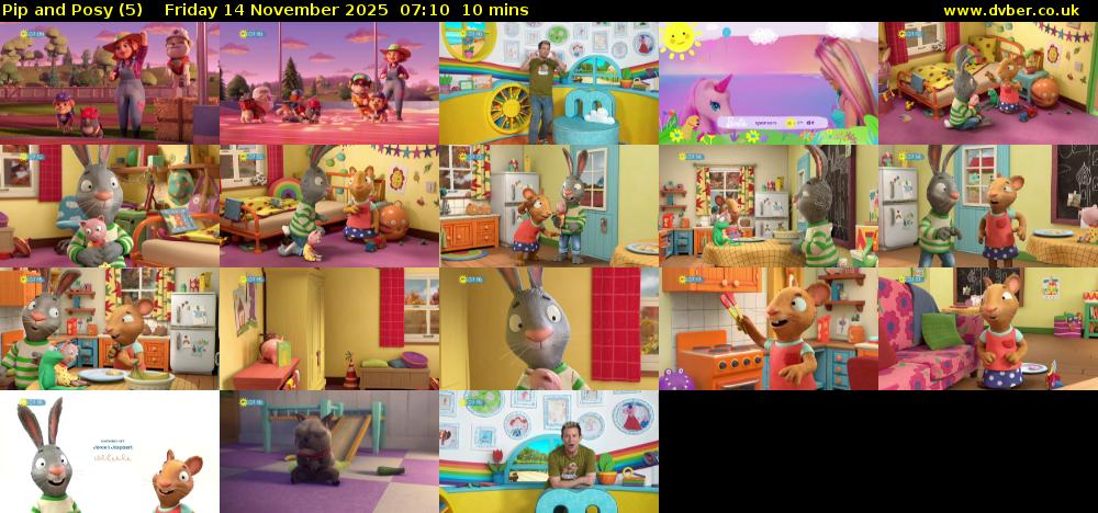 Pip and Posy (5) Friday 14 November 2025 07:10 - 07:20