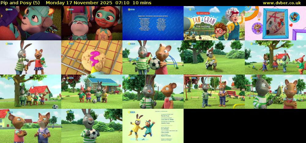 Pip and Posy (5) Monday 17 November 2025 07:10 - 07:20