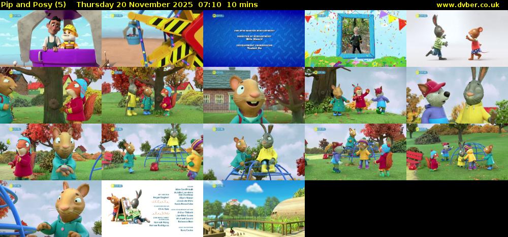 Pip and Posy (5) Thursday 20 November 2025 07:10 - 07:20