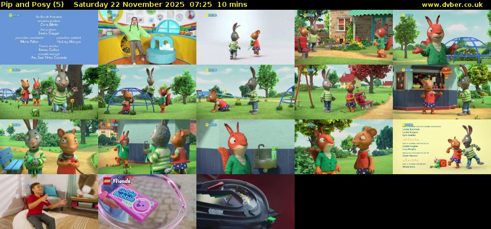 Pip and Posy (5) Saturday 22 November 2025 07:25 - 07:35