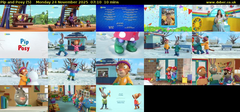 Pip and Posy (5) Monday 24 November 2025 07:10 - 07:20