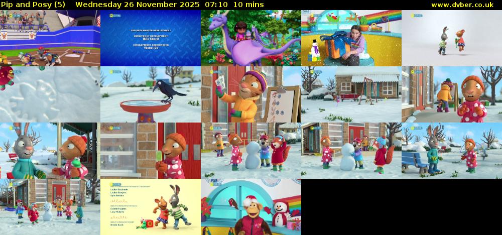 Pip and Posy (5) Wednesday 26 November 2025 07:10 - 07:20