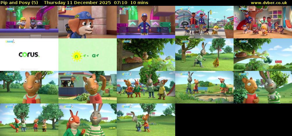 Pip and Posy (5) Thursday 11 December 2025 07:10 - 07:20