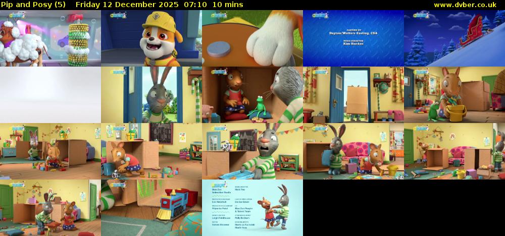 Pip and Posy (5) Friday 12 December 2025 07:10 - 07:20
