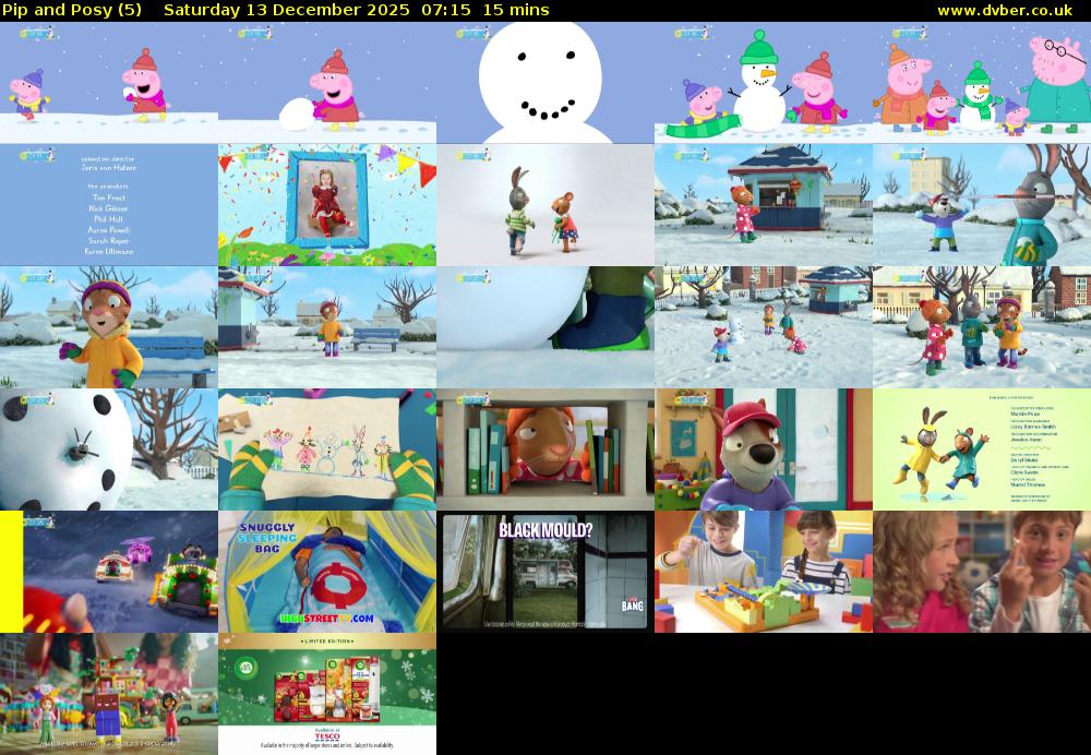 Pip and Posy (5) Saturday 13 December 2025 07:15 - 07:30