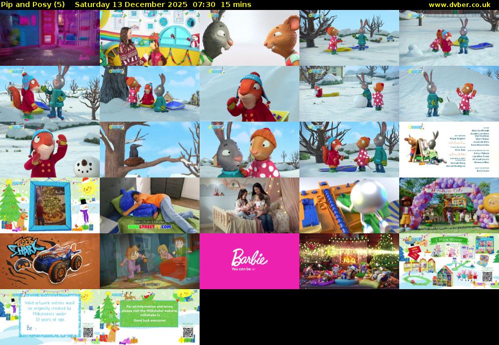 Pip and Posy (5) Saturday 13 December 2025 07:30 - 07:45