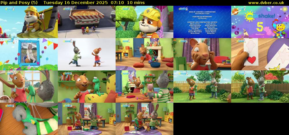 Pip and Posy (5) Tuesday 16 December 2025 07:10 - 07:20