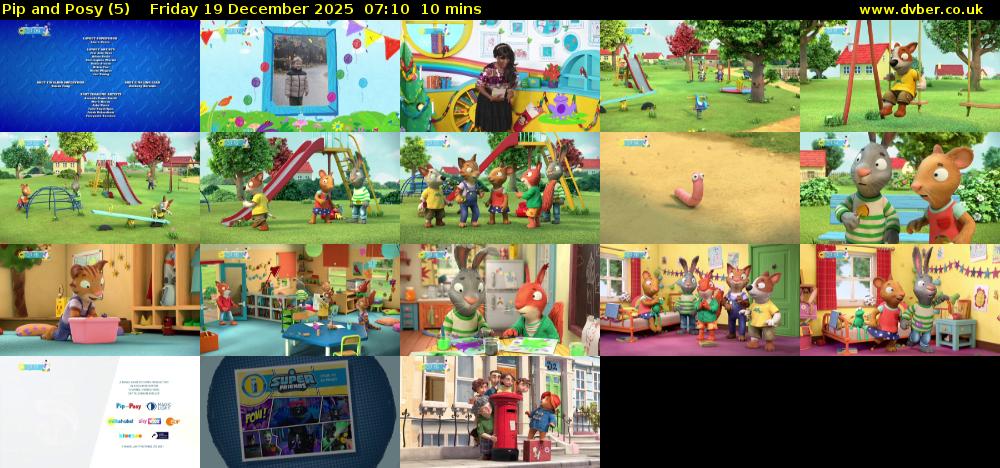 Pip and Posy (5) Friday 19 December 2025 07:10 - 07:20