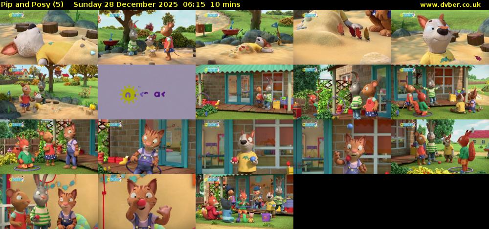 Pip and Posy (5) Sunday 28 December 2025 06:15 - 06:25