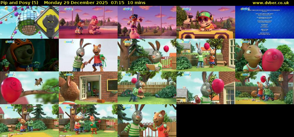 Pip and Posy (5) Monday 29 December 2025 07:15 - 07:25
