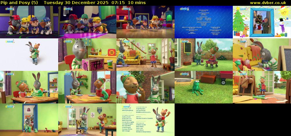 Pip and Posy (5) Tuesday 30 December 2025 07:15 - 07:25