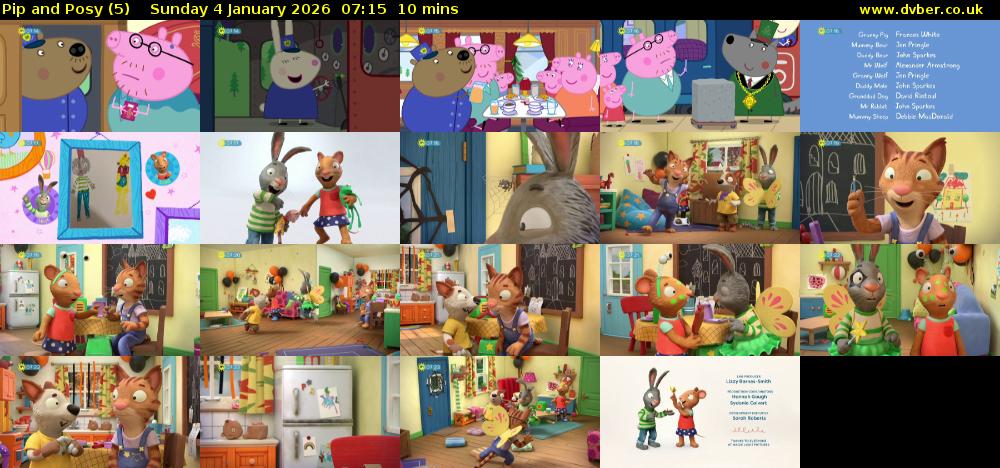 Pip and Posy (5) Sunday 4 January 2026 07:15 - 07:25