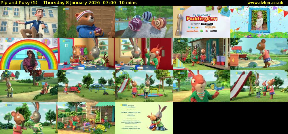 Pip and Posy (5) Thursday 8 January 2026 07:00 - 07:10