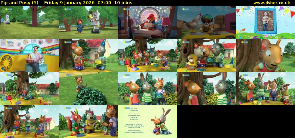Pip and Posy (5) Friday 9 January 2026 07:00 - 07:10