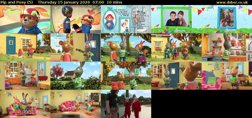 Pip and Posy (5) Thursday 15 January 2026 07:00 - 07:10