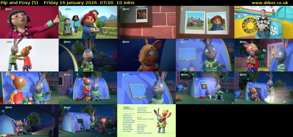 Pip and Posy (5) Friday 16 January 2026 07:00 - 07:10