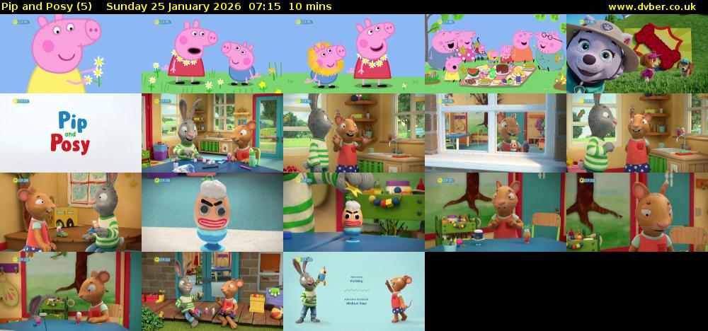 Pip and Posy (5) Sunday 25 January 2026 07:15 - 07:25