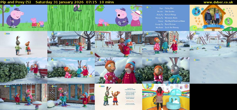 Pip and Posy (5) Saturday 31 January 2026 07:15 - 07:25