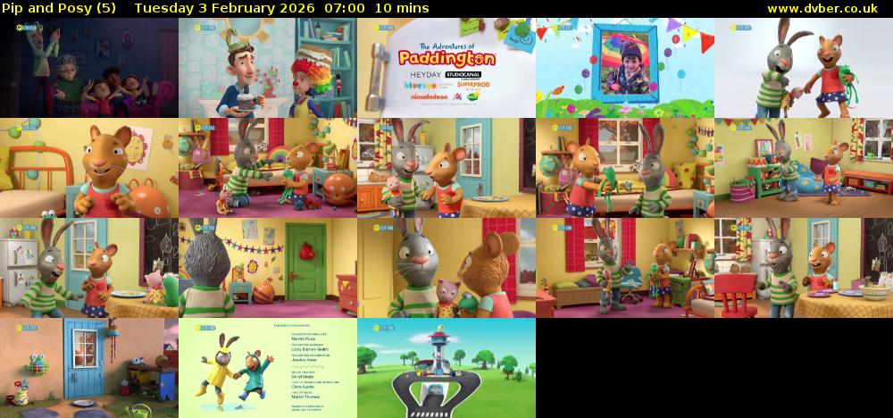 Pip and Posy (5) Tuesday 3 February 2026 07:00 - 07:10