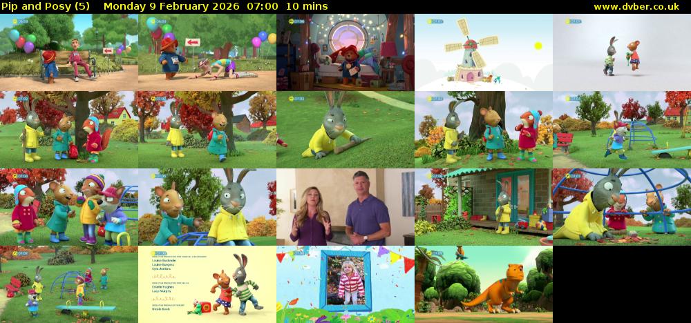 Pip and Posy (5) Monday 9 February 2026 07:00 - 07:10