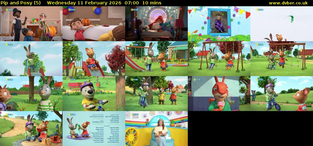 Pip and Posy (5) Wednesday 11 February 2026 07:00 - 07:10