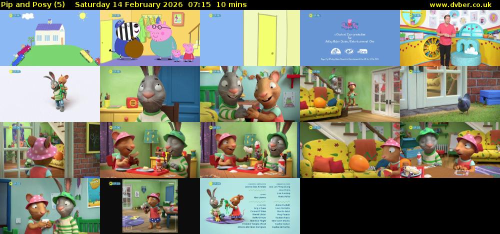 Pip and Posy (5) Saturday 14 February 2026 07:15 - 07:25