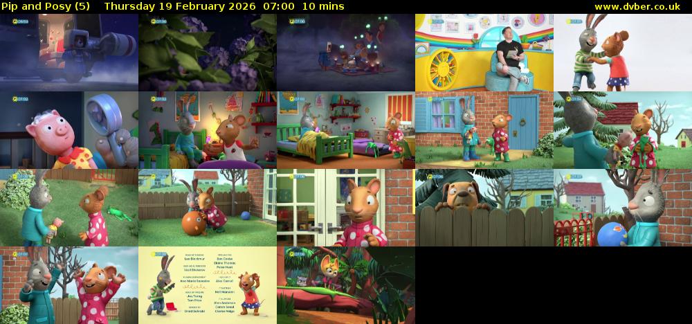 Pip and Posy (5) Thursday 19 February 2026 07:00 - 07:10