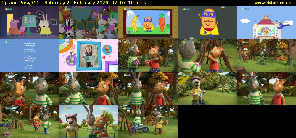 Pip and Posy (5) Saturday 21 February 2026 07:10 - 07:20