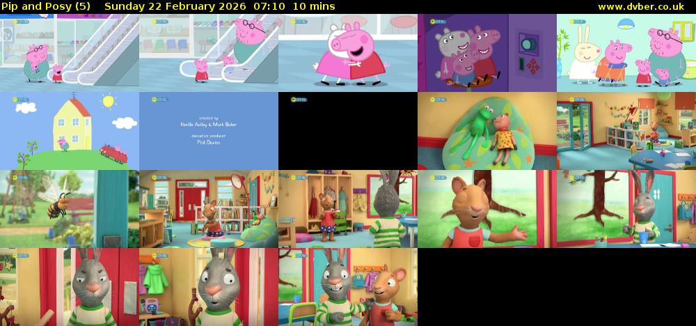 Pip and Posy (5) Sunday 22 February 2026 07:10 - 07:20