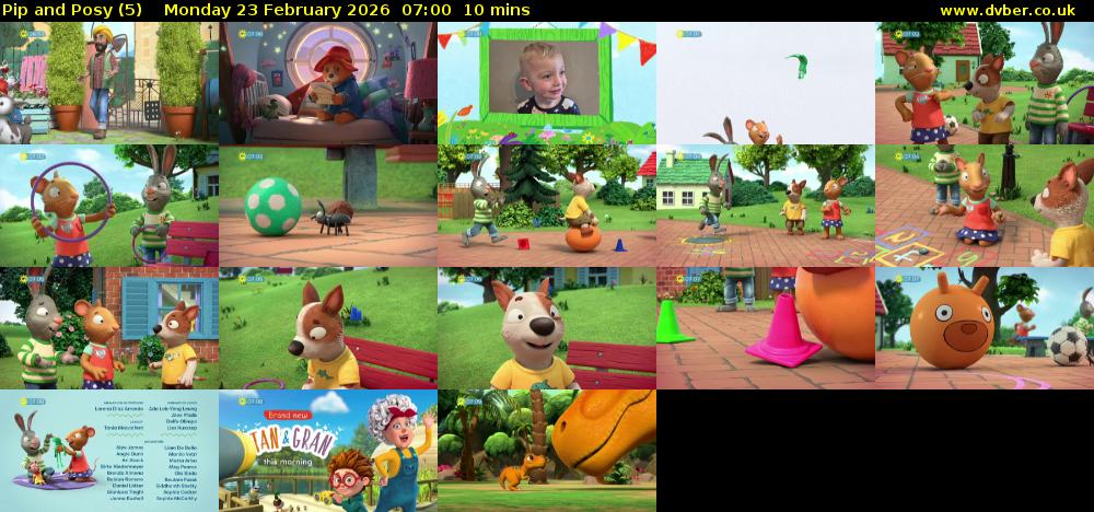 Pip and Posy (5) Monday 23 February 2026 07:00 - 07:10