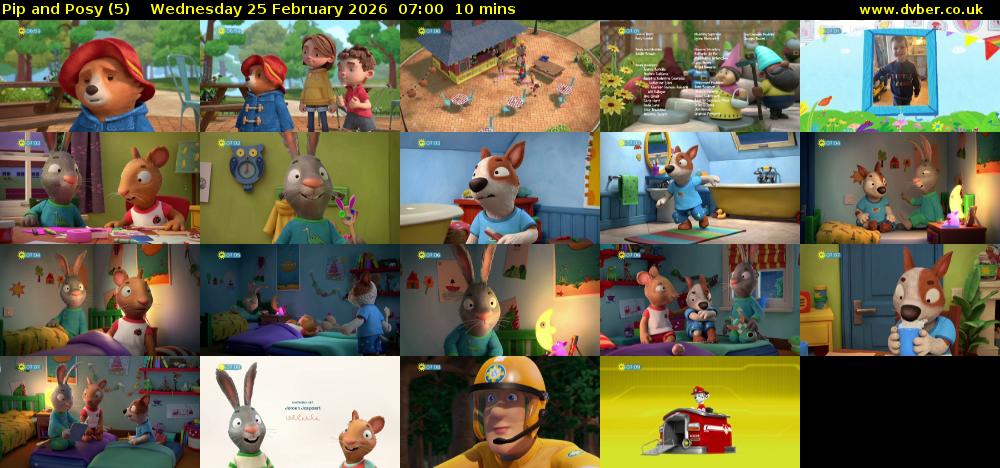 Pip and Posy (5) Wednesday 25 February 2026 07:00 - 07:10