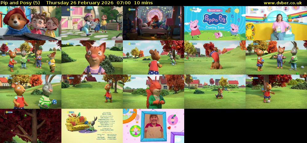 Pip and Posy (5) Thursday 26 February 2026 07:00 - 07:10
