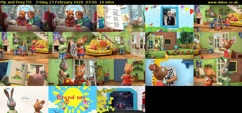 Pip and Posy (5) Friday 27 February 2026 07:00 - 07:10