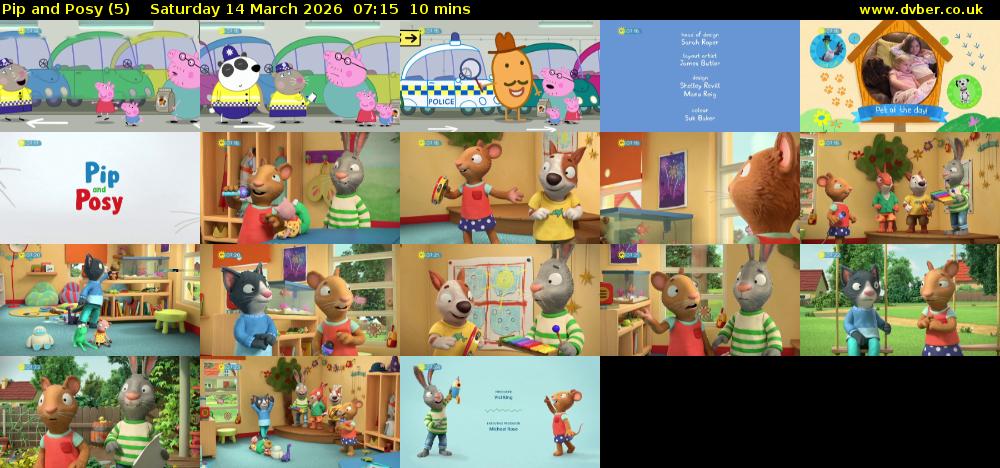 Pip and Posy (5) Saturday 14 March 2026 07:15 - 07:25