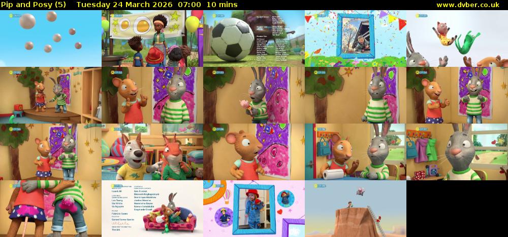 Pip and Posy (5) Tuesday 24 March 2026 07:00 - 07:10