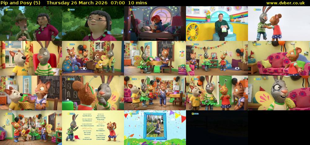 Pip and Posy (5) Thursday 26 March 2026 07:00 - 07:10