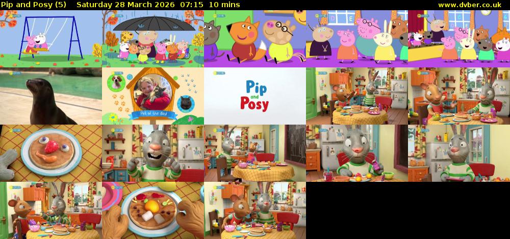 Pip and Posy (5) Saturday 28 March 2026 07:15 - 07:25