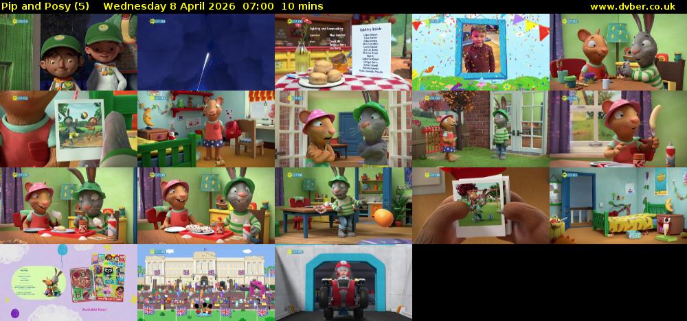 Pip and Posy (5) Wednesday 8 April 2026 07:00 - 07:10