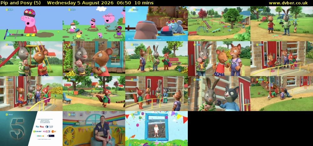 Pip and Posy (5) Wednesday 5 August 2026 06:50 - 07:00
