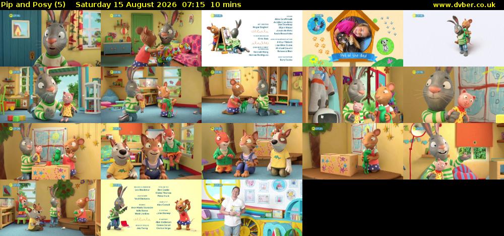 Pip and Posy (5) Saturday 15 August 2026 07:15 - 07:25