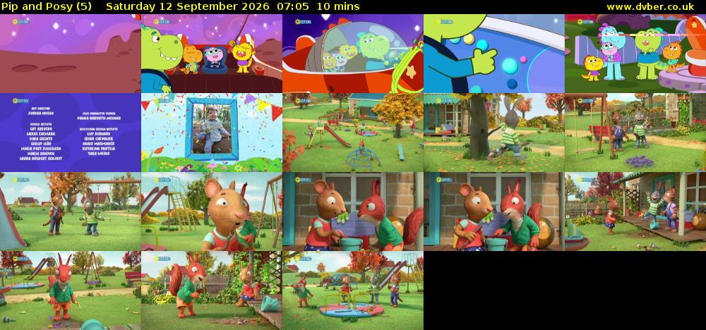 Pip and Posy (5) Saturday 12 September 2026 07:05 - 07:15