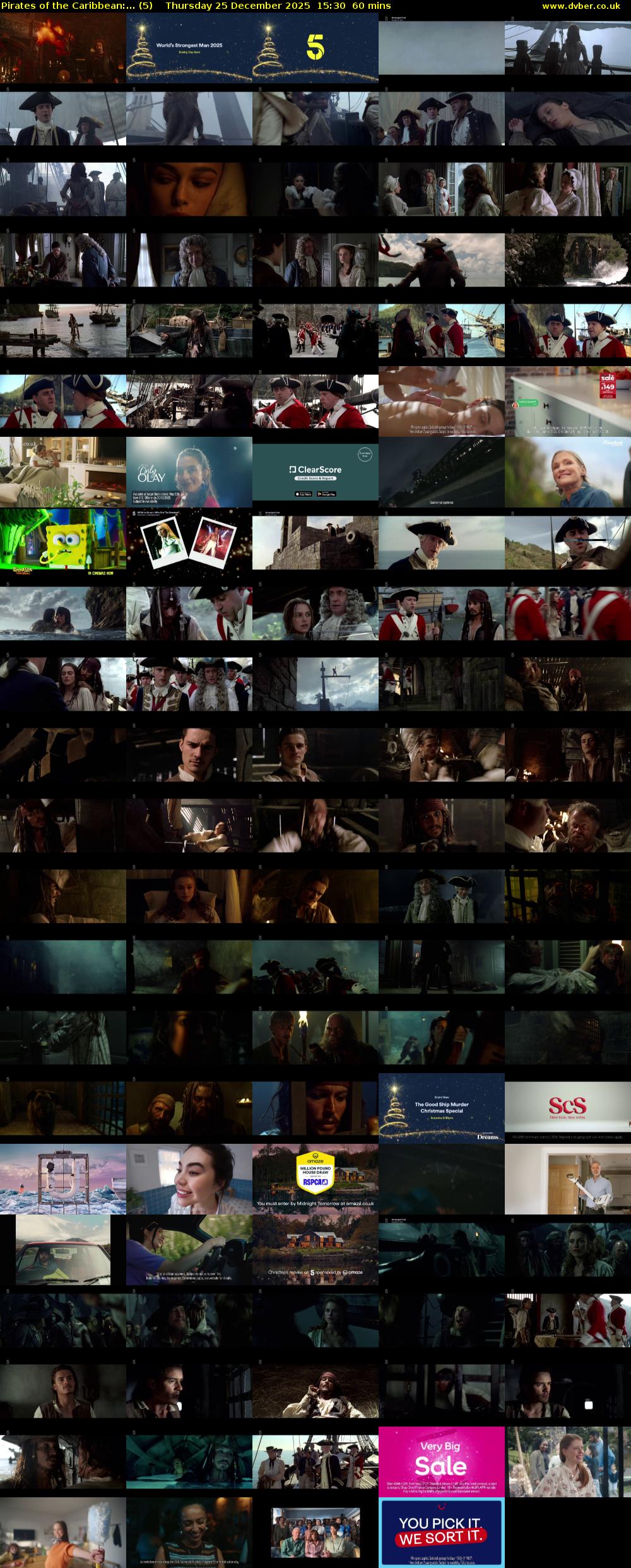 Pirates of the Caribbean:... (5) Thursday 25 December 2025 15:30 - 16:30