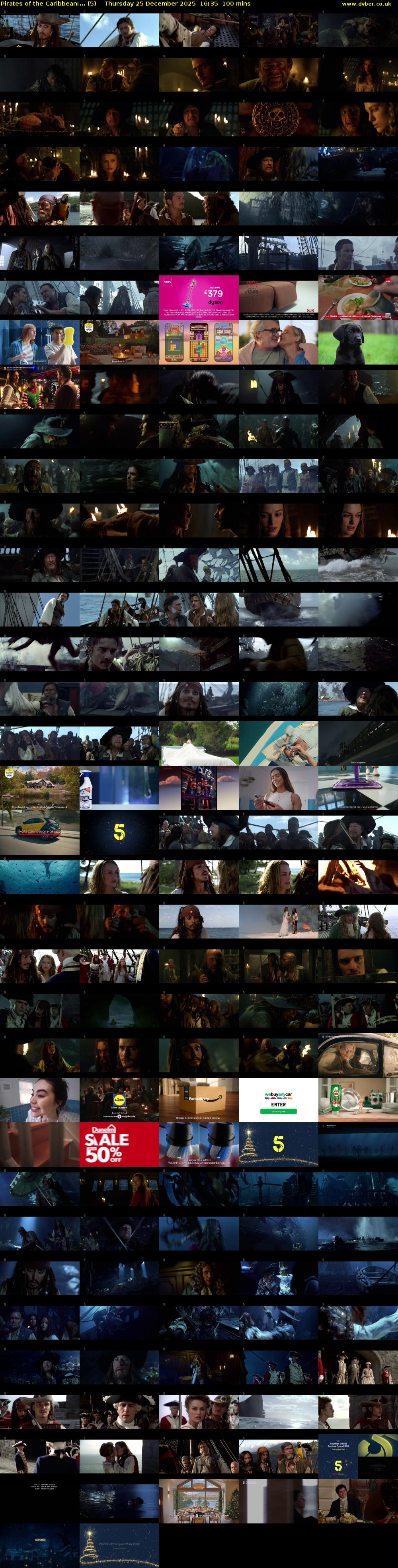 Pirates of the Caribbean:... (5) Thursday 25 December 2025 16:35 - 18:15